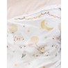 Σετ Σεντόνια Λίκνου 2 Τεμαχίων Nima Little Sheep Ροζ 70x110