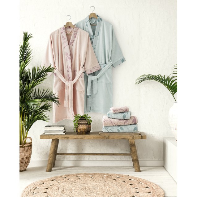 Μπουρνούζι Nima ι Κιμονό με 3/4 Μανίκι Abrazo...
