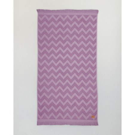 Πετσέτα Θαλάσσης Nima Vida Purple Jacquard Μωβ 90x160
