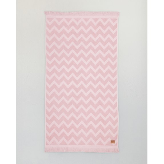 Πετσέτα Θαλάσσης Nima Vida Pink Jacquard Ροζ 90x160