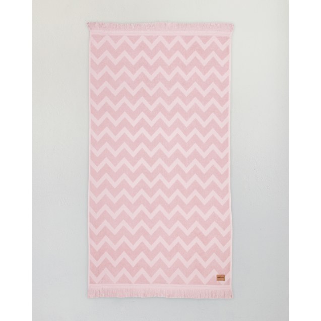 Πετσέτα Θαλάσσης Nima Vida Pink Jacquard Ροζ...