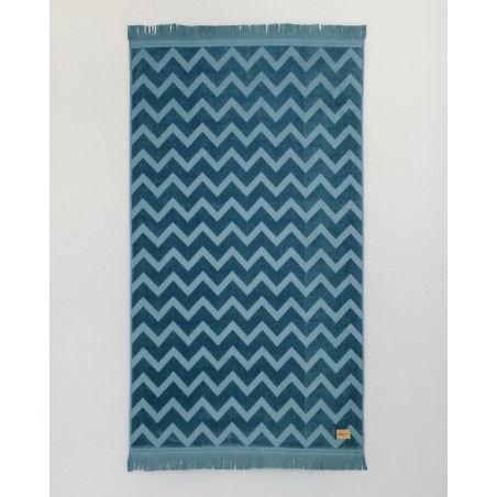 Πετσέτα Θαλάσσης Nima Vida Blue Jacquard Μπλε 90x160