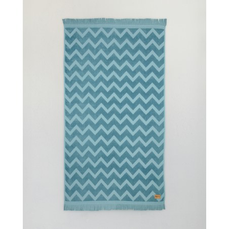 Πετσέτα Θαλάσσης Nima Vida Petrol Jacquard Πετρόλ, Τιρκουάζ 90x160