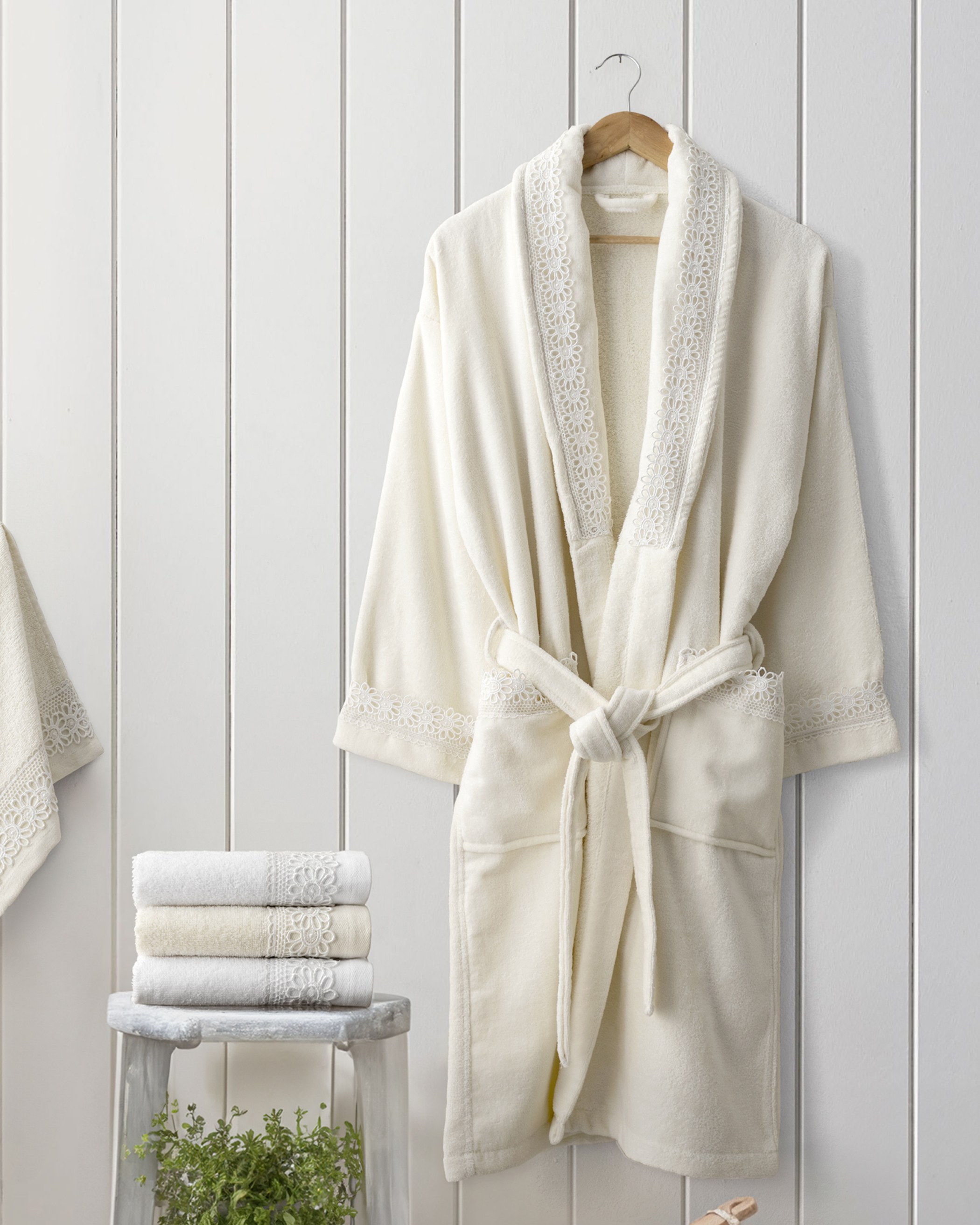 Μπουρνούζι Nima Seren Εκρού Large