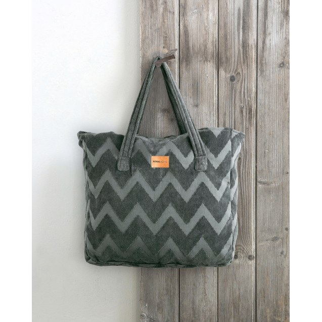 Τσάντα Θαλάσσης Nima Vida Dark Gray Γκρι 46x60