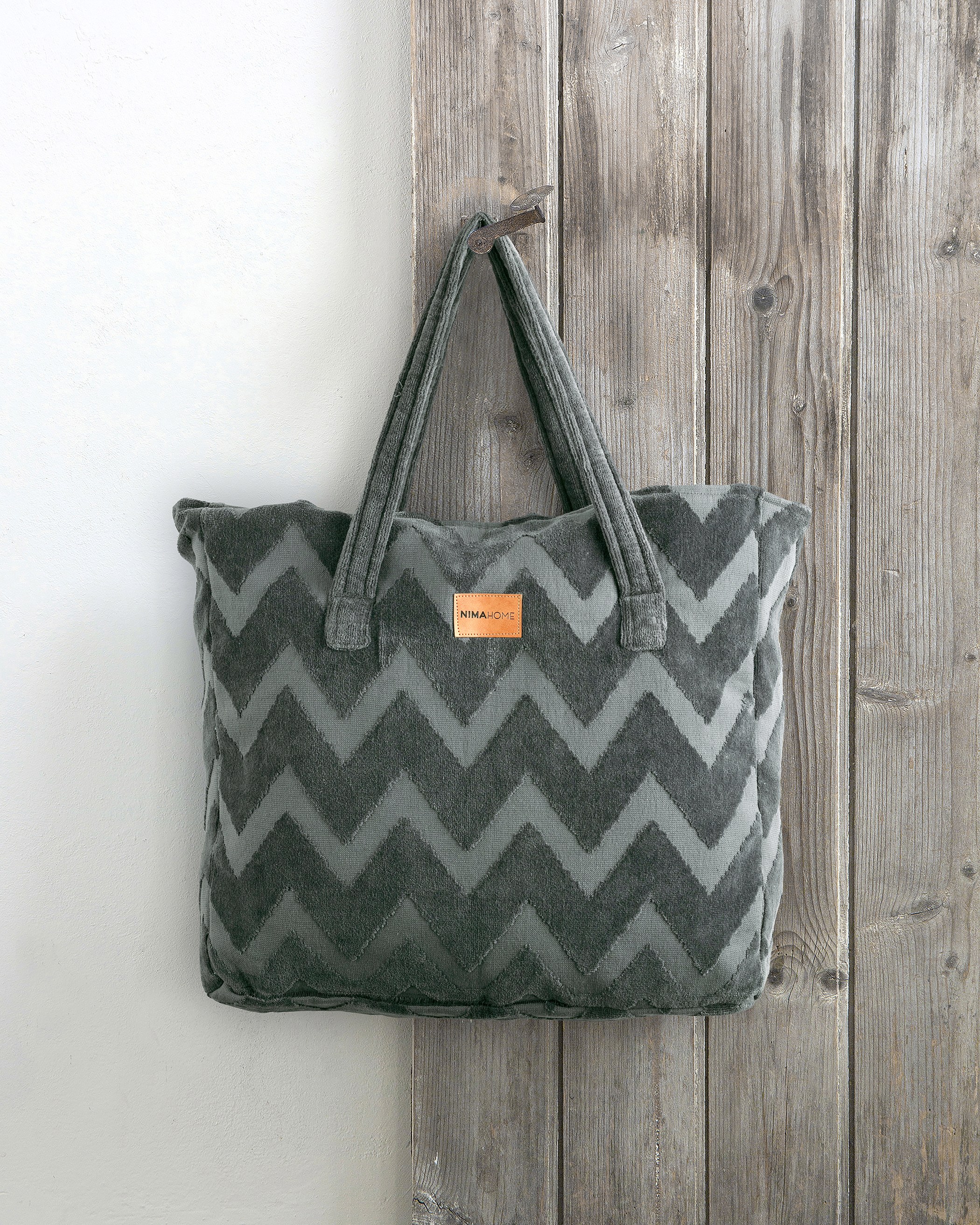 Τσάντα Θαλάσσης Nima Vida Dark Gray Γκρι 46x60