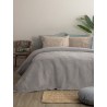 Κουβέρτα Πικέ Υπέρδιπλη Palamaiki Marcie Grey 250x240
