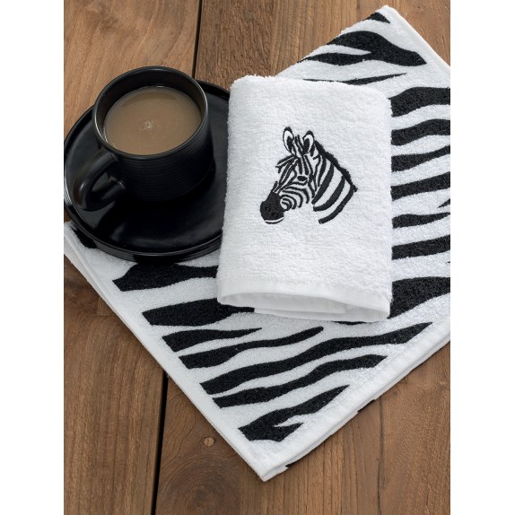Σετ Πετσέτες Κουζίνας 2 Τεμαχίων Palamaiki Mh400 Zebra 30x50