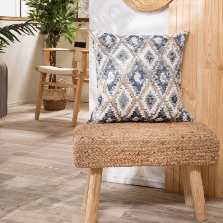 Μαξιλαροθήκη Anso 05 - 65x65cm δαπέδου με γέμιση -52018829