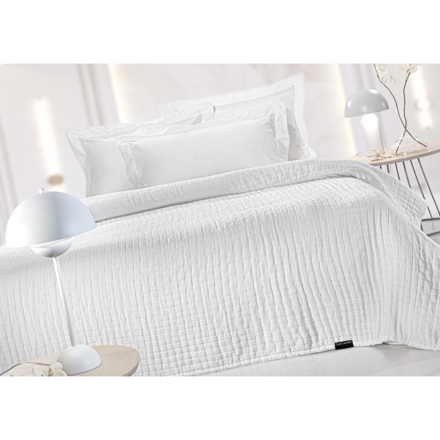 Κουβερλί King Size Guy Laroche Must White 270x250