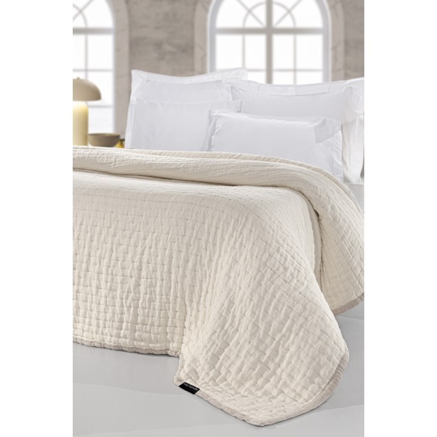 Κουβερλί King Size Guy Laroche Must Linen-Sand...
