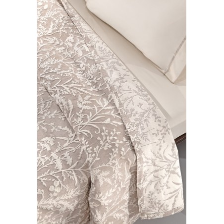 Κουβέρτα King Size Guy Laroche Bouquet Mocca 260x250