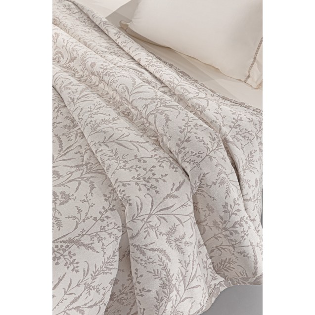 Κουβέρτα King Size Guy Laroche Bouquet Mocca...
