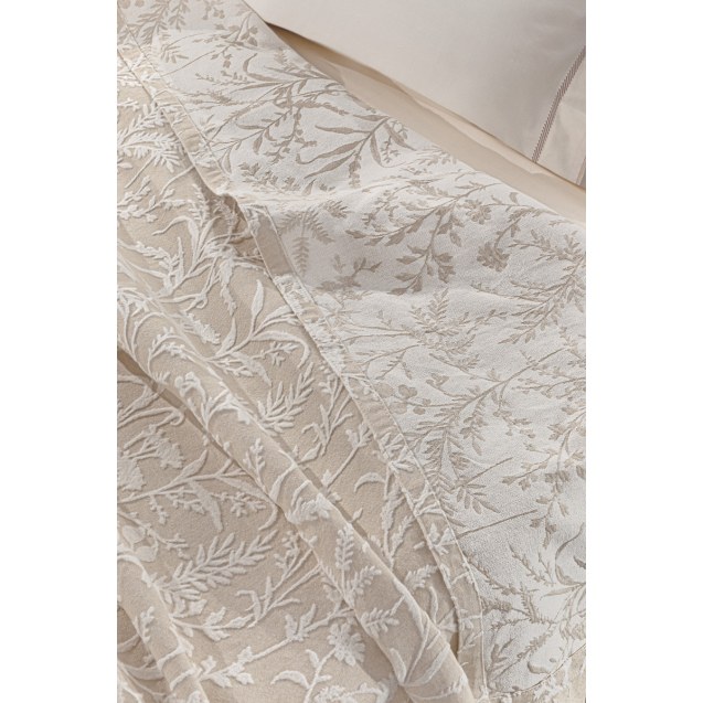 Κουβέρτα King Size Guy Laroche Bouquet Natural...