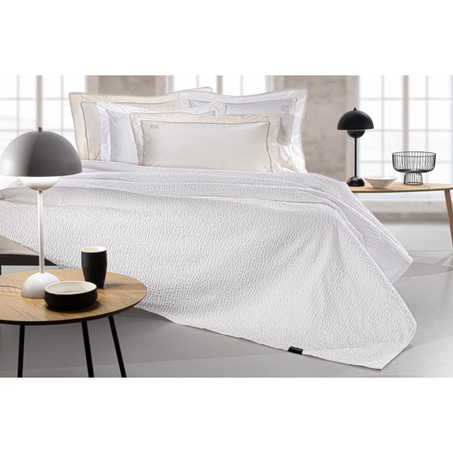 Κουβέρτα King Size Guy Laroche Luna White 260x250