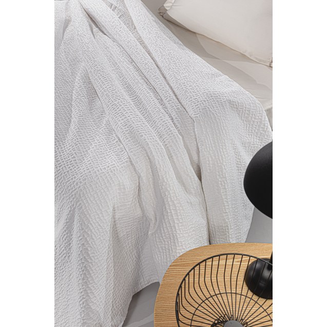 Κουβέρτα King Size Guy Laroche Luna White 260x250