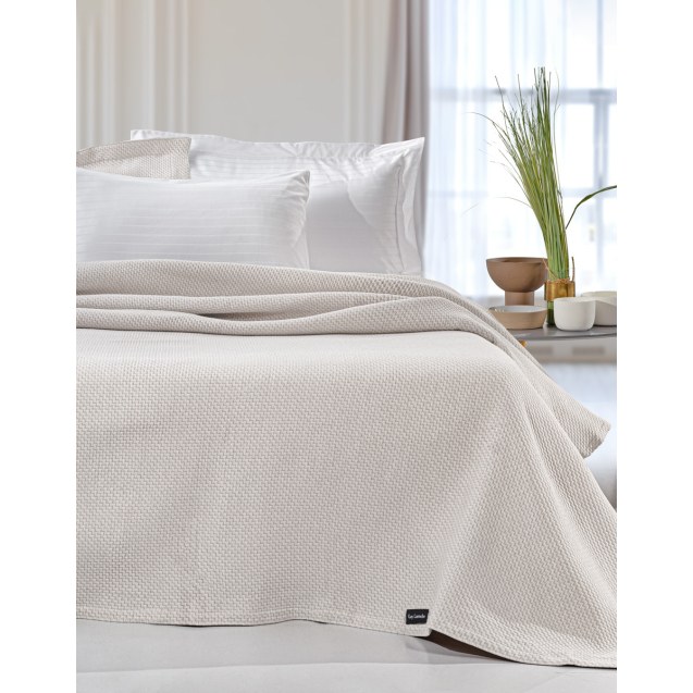 Κουβέρτα Ημίδιπλη Guy Laroche Slalom Ivory 180x260