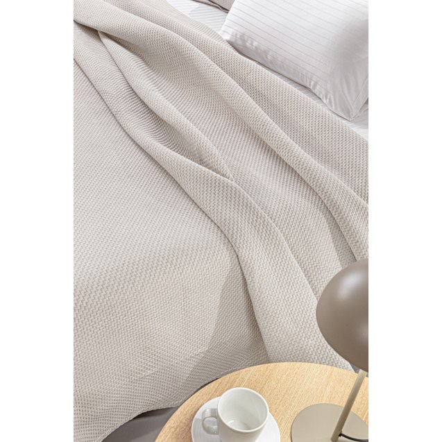 Κουβέρτα Ημίδιπλη Guy Laroche Slalom Ivory 180x260