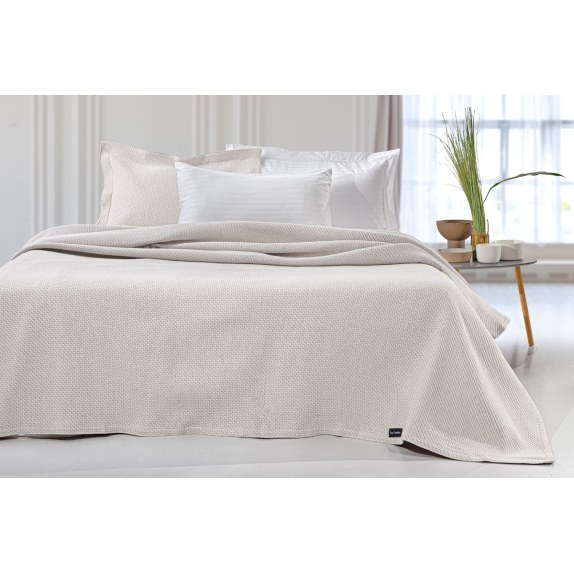 Κουβέρτα Υπέρδιπλη Guy Laroche Slalom Ivory 245x260