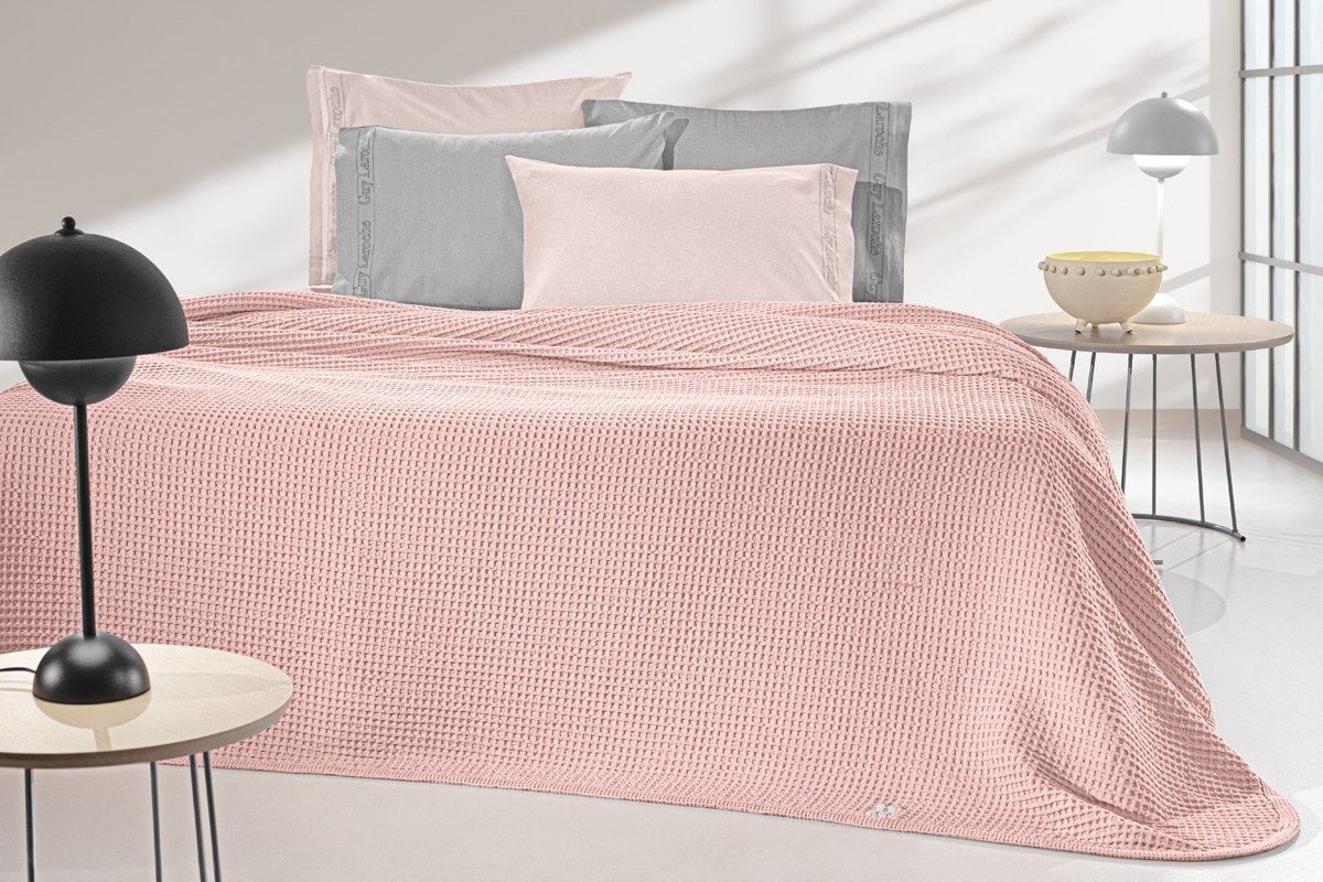 Κουβέρτα Μονή Guy Laroche Eternity Misty Rose 160x240