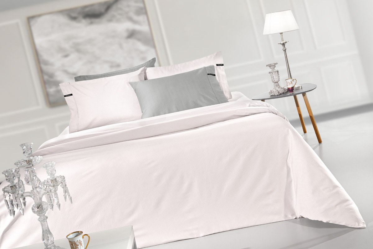 Σεντόνι Ημίδιπλο με Λάστιχο Guy Laroche Minimal Perla 120x200+35