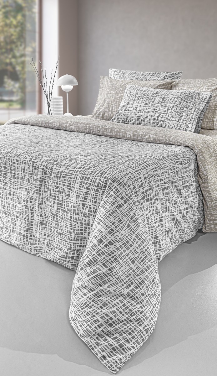 Σετ Σεντόνια Υπέρδιπλα 4 Τεμαχίων Guy Laroche Code Grey 240x265