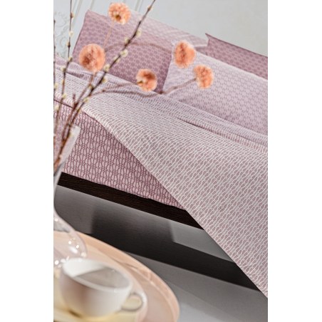 Σετ Σεντόνια Υπέρδιπλα 4 Τεμαχίων Guy Laroche Sandy Old Pink 240x265