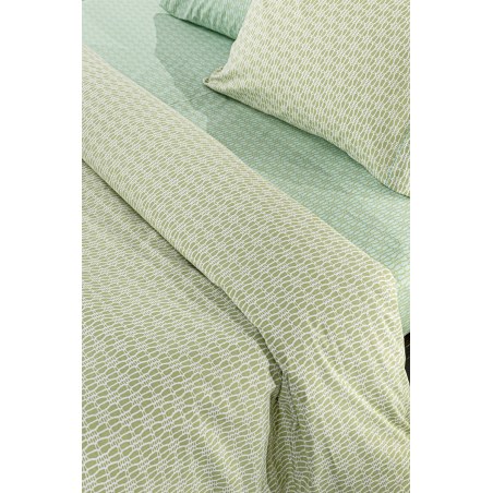 Σετ Σεντόνια King Size με Λάστιχο 4 Τεμαχίων Guy Laroche Sandy Aloe 170x200+32