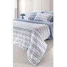 Σετ Σεντόνια Υπέρδιπλα 4 Τεμαχίων Guy Laroche Pinstripe Denim 240x265