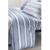 Σετ Σεντόνια King Size 4 Τεμαχίων Guy Laroche Pinstripe Denim 270x265