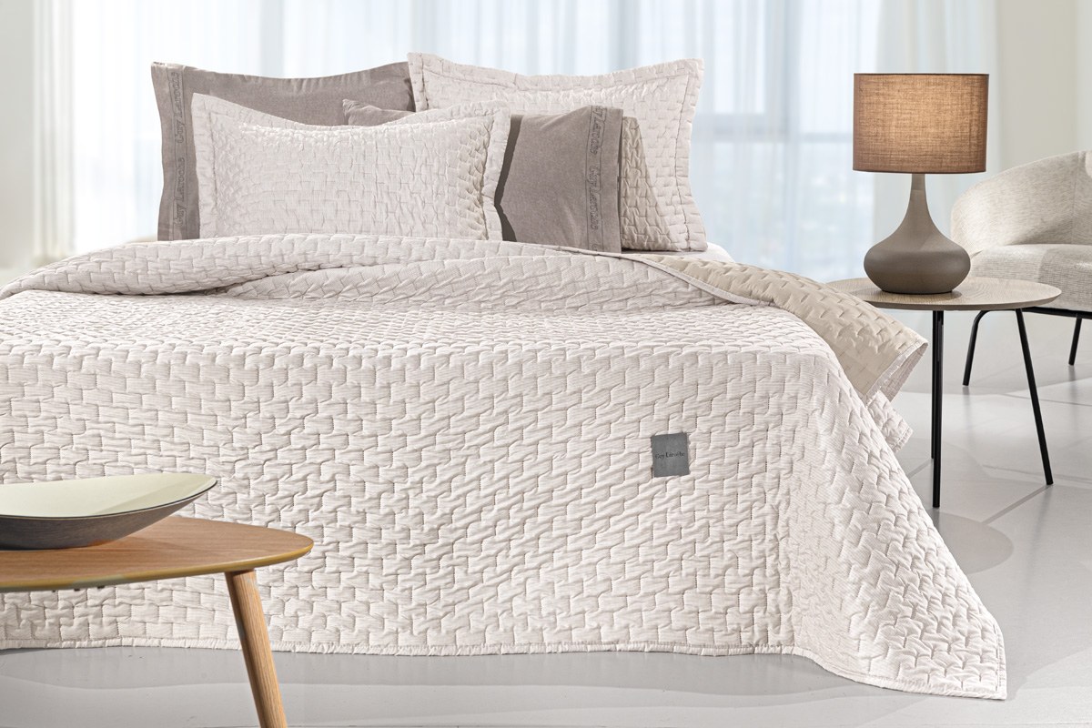 Σετ Κουβερλί Ημίδιπλο 2 Τεμαχίων Guy Laroche Arden Natural 180x240