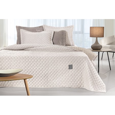 Σετ Κουβερλί Υπέρδιπλο 2 Τεμαχίων Guy Laroche Arden Natural 220x240