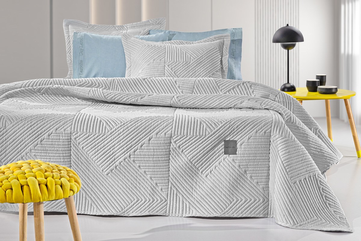 Σετ Κουβερλί King Size 2 Τεμαχίων Guy Laroche Ziana Smoke 250x240