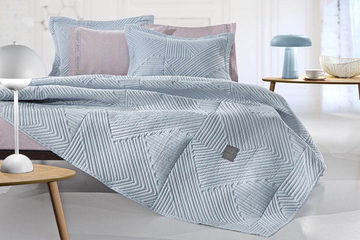 Σετ Κουβερλί Υπέρδιπλο 2 Τεμαχίων Guy Laroche Ziana Denim 220x240