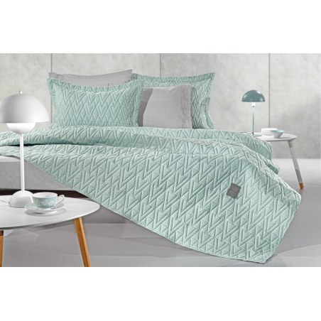 Σετ Κουβερλί Ημίδιπλο 2 Τεμαχίων Guy Laroche Kylian Mint 180x240