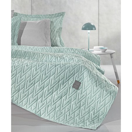 Σετ Κουβερλί Ημίδιπλο 2 Τεμαχίων Guy Laroche Kylian Mint 180x240
