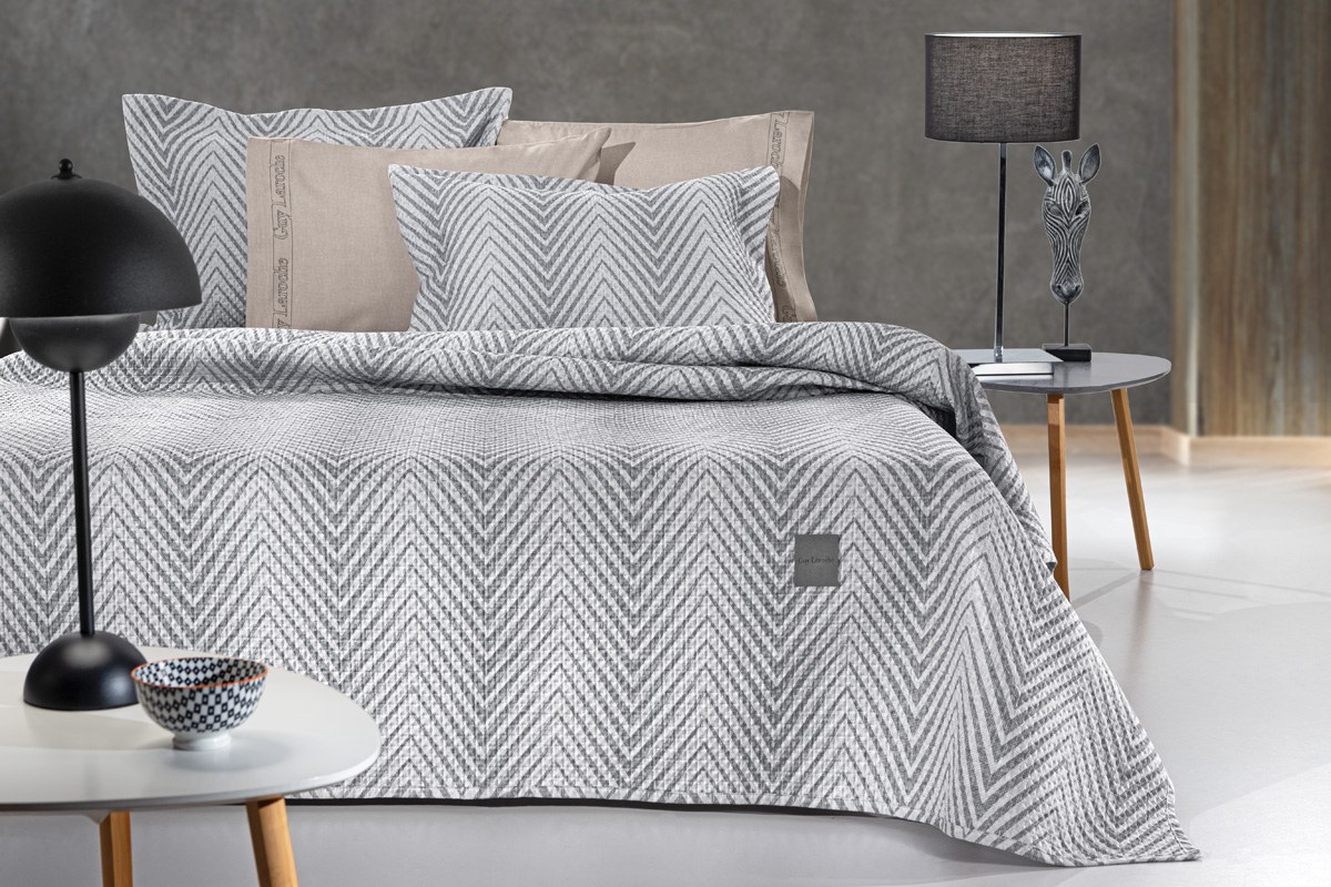 Σετ Κουβερλί Ημίδιπλο 2 Τεμαχίων Guy Laroche Vera Smoke 180x240