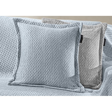 Σετ Ριχτάρι Διθέσιου και Μαξιλαροθήκη Διακόσμησης Guy Laroche Cooling Denim 170x250