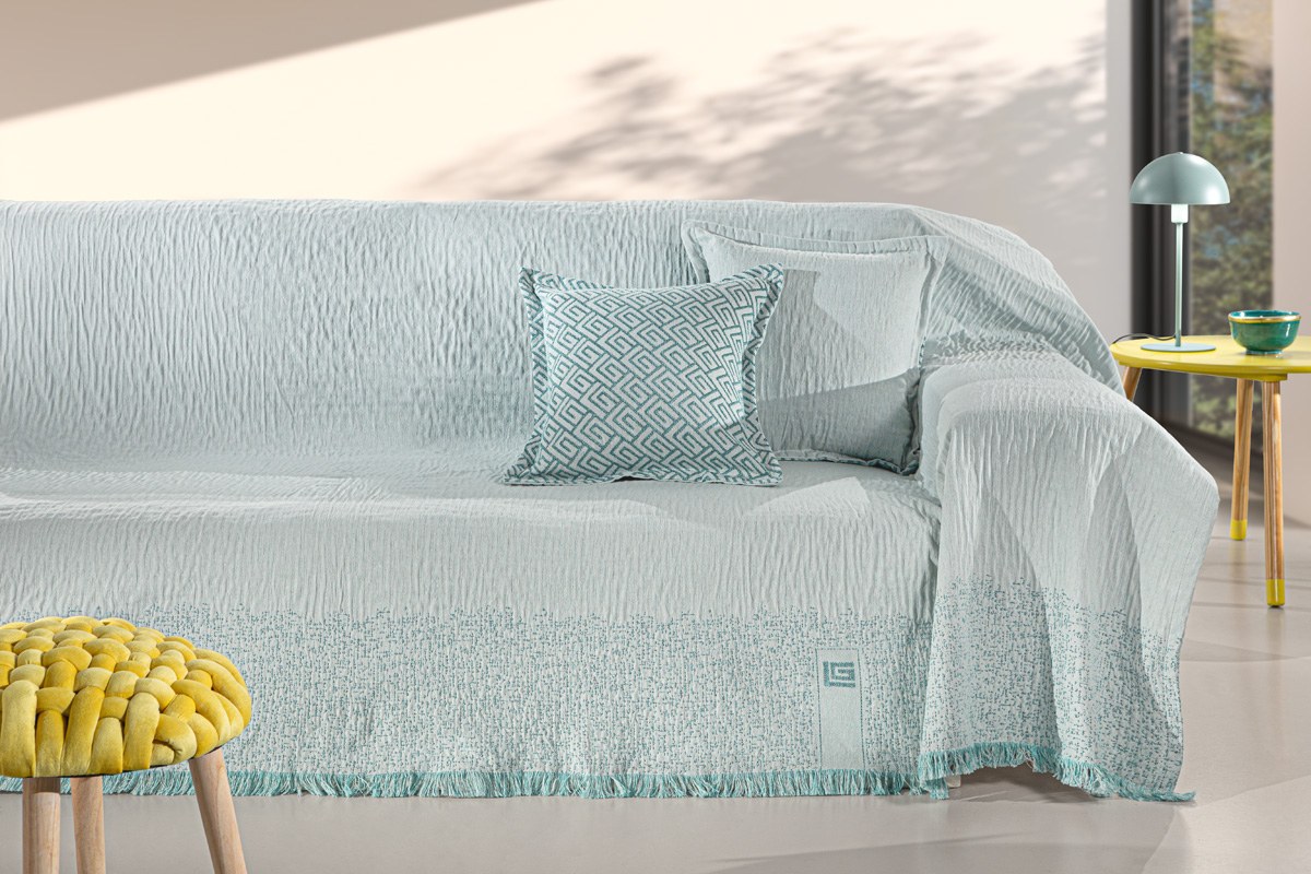 Ριχτάρι Πολυθρόνας Guy Laroche Moreno Aqua 180x150