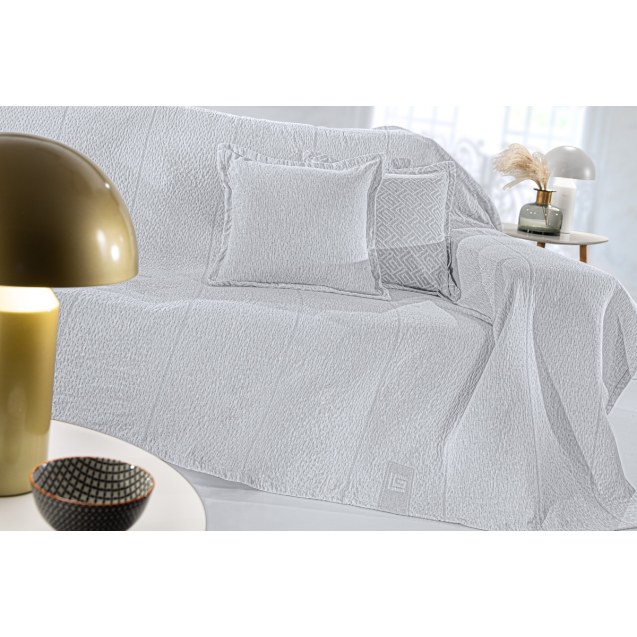 Ριχτάρι Πολυθρόνας Guy Laroche Soho Silver 180x150
