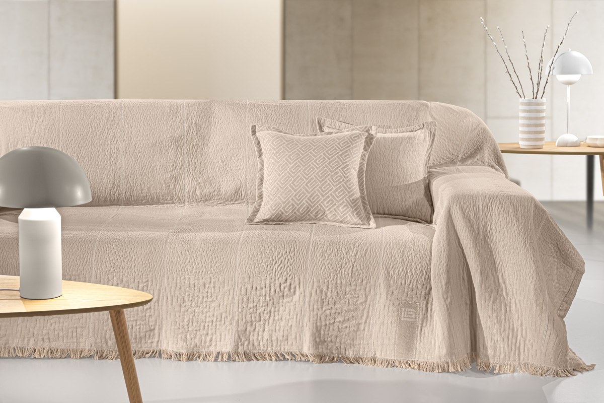 Ριχτάρι Πολυθρόνας Guy Laroche Soho Natural 180x150