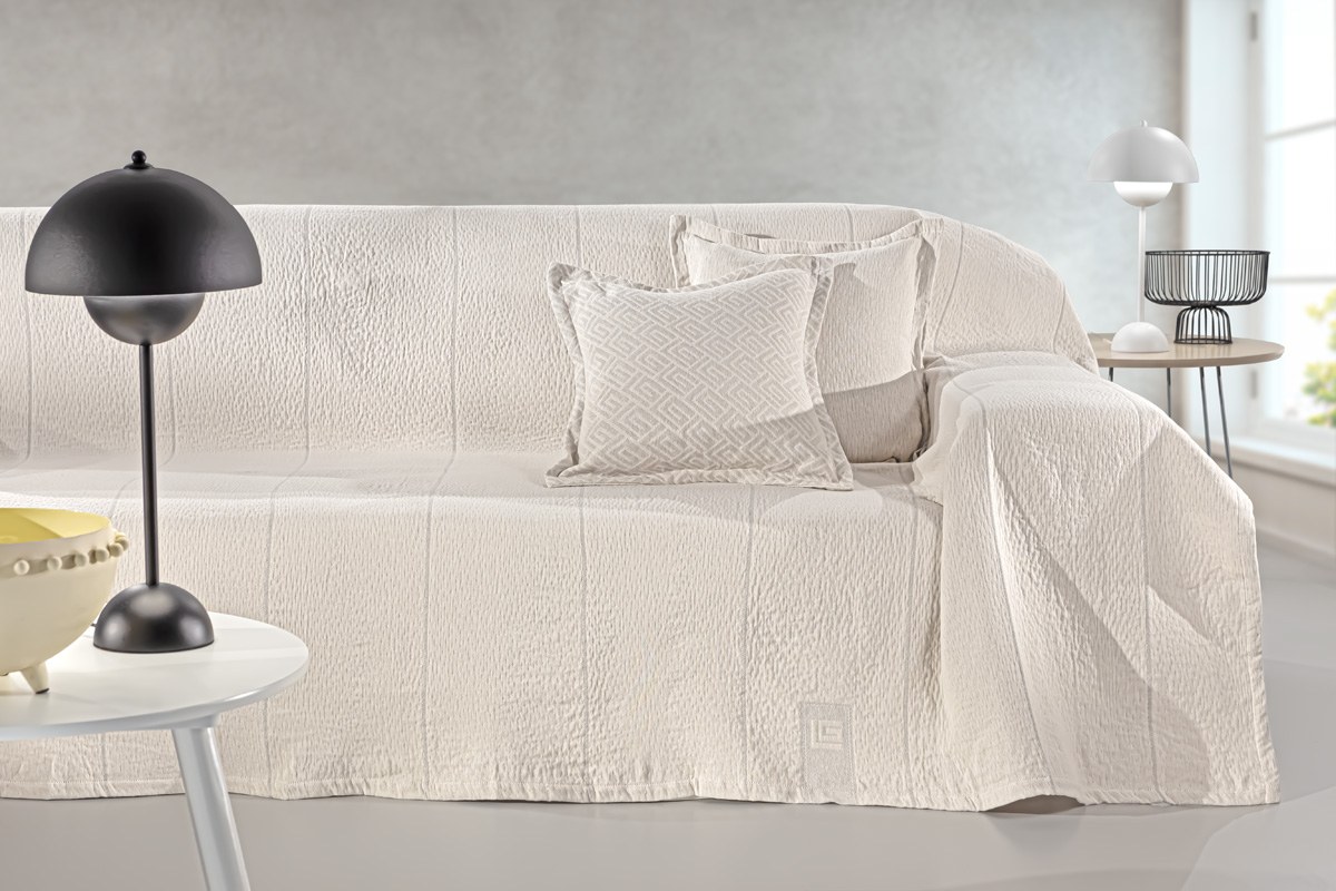 Ριχτάρι Τριθέσιου Guy Laroche Soho Ivory 180x300