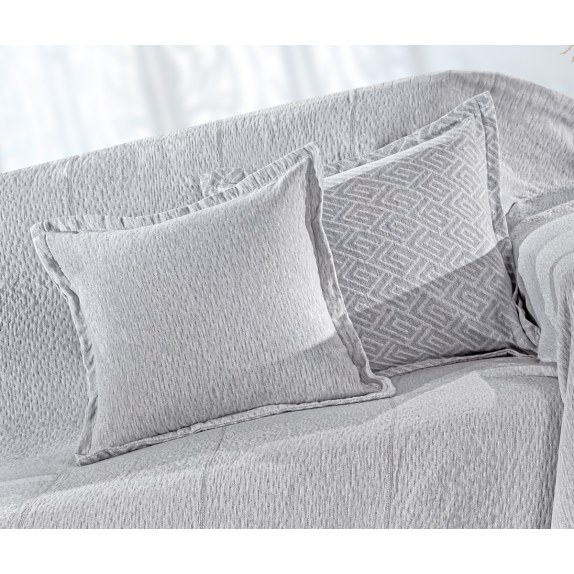 Μαξιλαροθήκη Διακόσμησης Guy Laroche Soho Silver 50x50