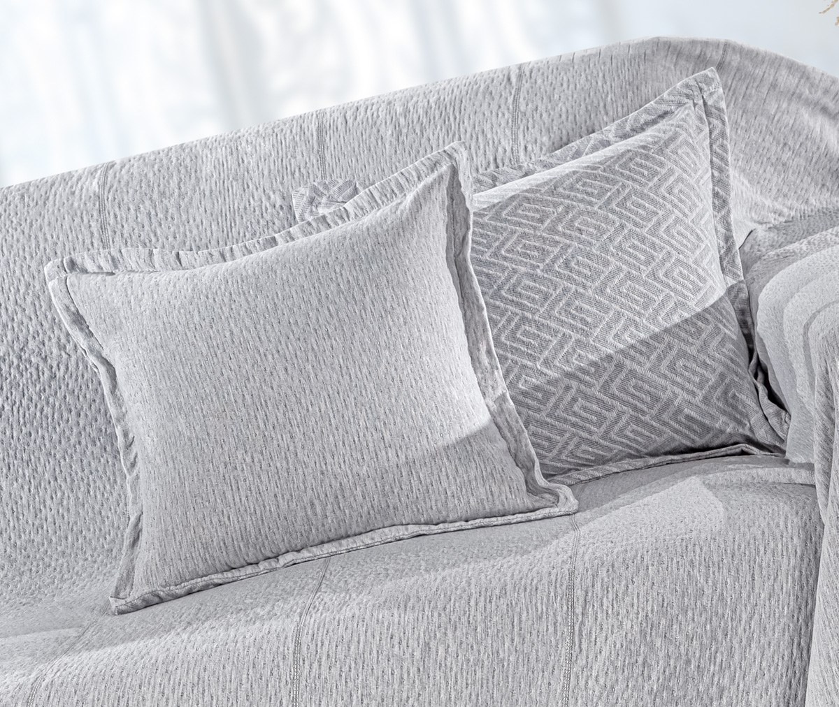 Μαξιλαροθήκη Διακόσμησης Guy Laroche Soho Silver 50x50