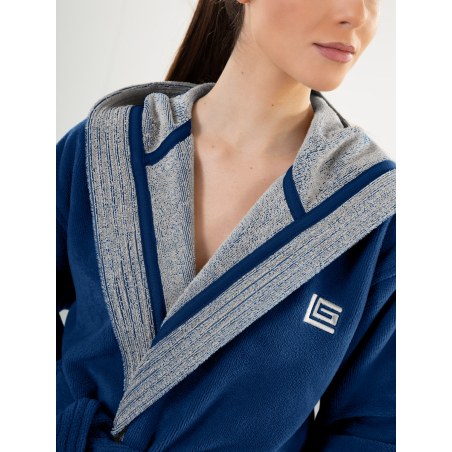 Μπουρνούζι Guy Laroche Monogram Marine LARGE
