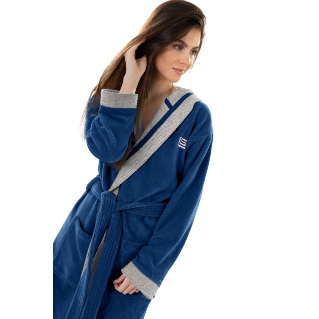 Μπουρνούζι Guy Laroche Monogram Marine x.x.LARGE