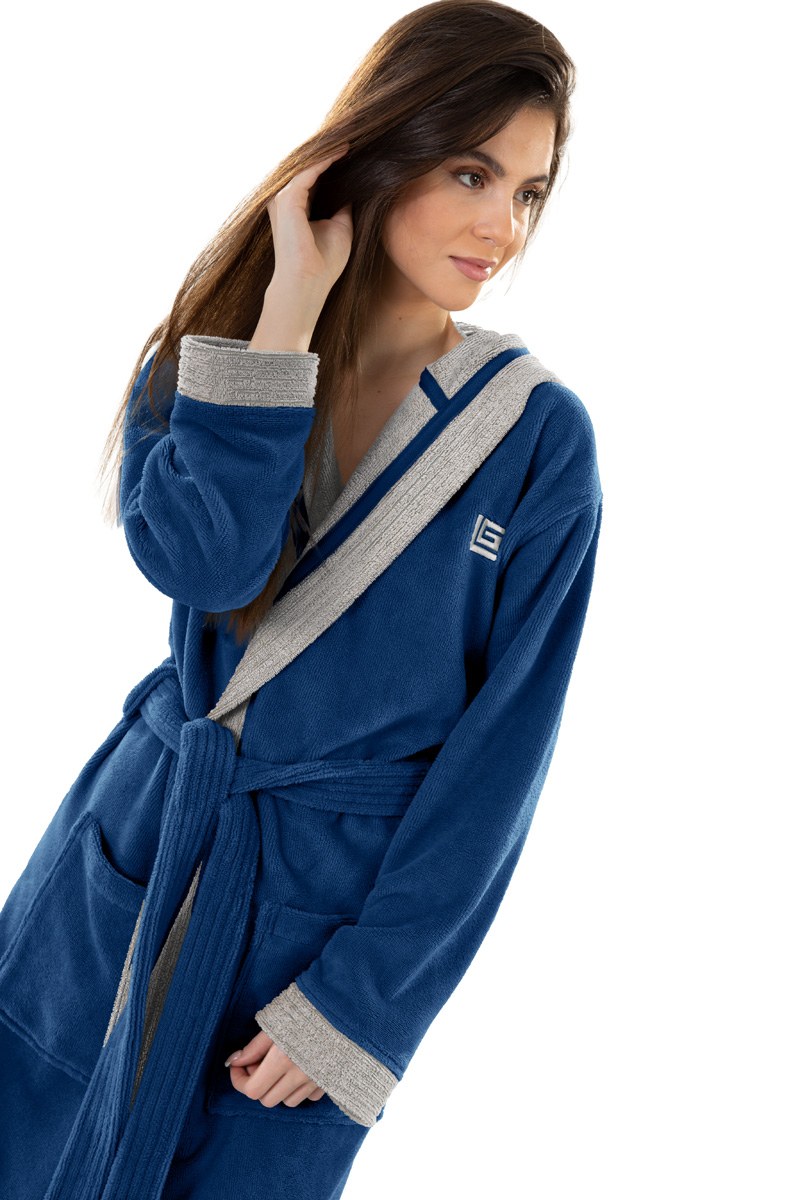 Μπουρνούζι Guy Laroche Monogram Marine x.x.LARGE