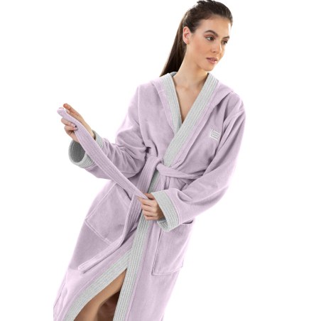 Μπουρνούζι Guy Laroche Monogram Lilac LARGE