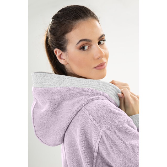 Μπουρνούζι Guy Laroche Monogram Lilac LARGE