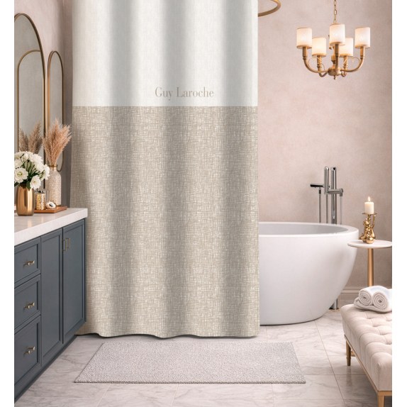 Κουρτίνα Μπάνιου Guy Laroche Code Caramel 180x185